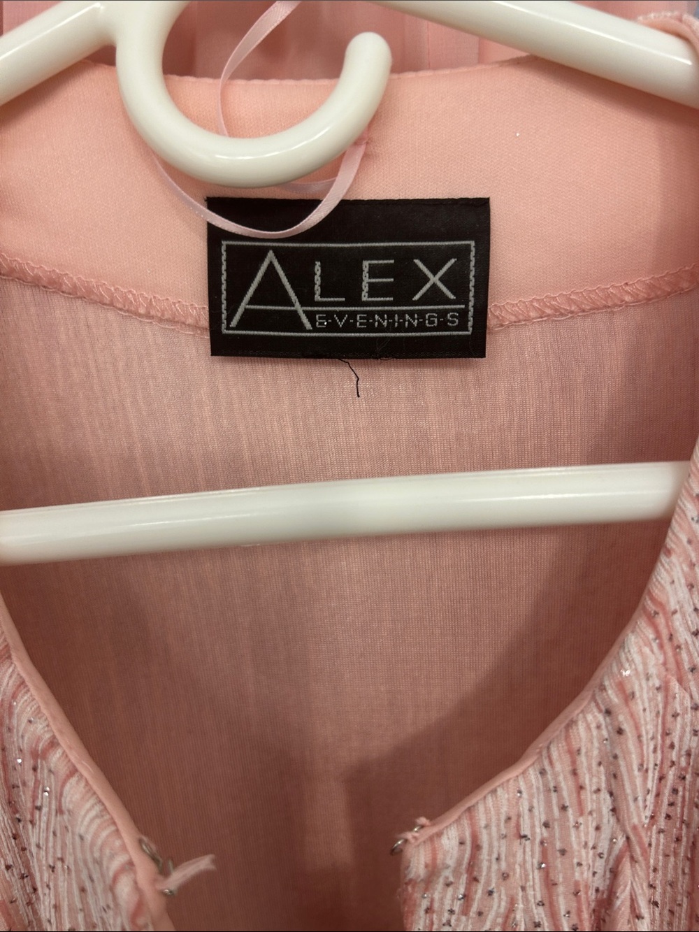 Alex Evenings Blush Pink Three-Piece Dress Ensemble - Picture 2 of 8